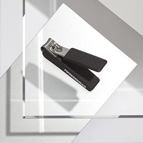 Tweezerman Precision Grip Fingernail Clipper, Black