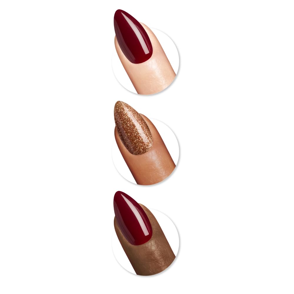 Sally Hansen Instant Cuticle Remover | Cinna-Snap Press-On Nails – Quick & Easy