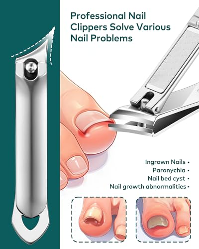 MR.GREEN Manicure Kit 10 in 1, German Stainless Nail Clippers Set, Professional Personal Nail Care Kit Manicure Pedicure Set, Portable Travel Nail Kit with Exquisite Leather Case for Men & Women