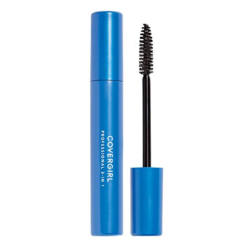 CoverGirl Professional 3-in-1 Straight Brush Mascara, # 210 Black Brown, 0.3 Ounce
