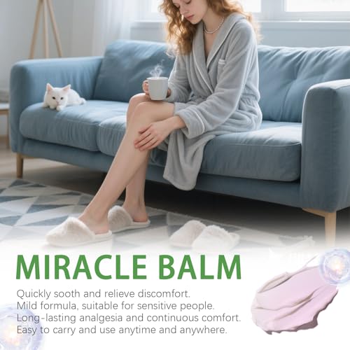 Miracle Balm Leg, Hand Skin Care Honey Balm, 3 Packs Soothing and Moisturizing Cream, Natural Ingredients, Simpler Moisturizing Solution (3 Packs)