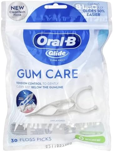 Oral-B Glide Gum Care Floss Picks, 30 each (Value Pack of 7)