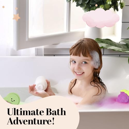 6 Fruit-Shaped Bath Bombs for Kids with Toys Inside – Colorful, Natural, Non-Toxic, Skin Safe Bath Fizzies Handmade Gift Set for Birthdays & More