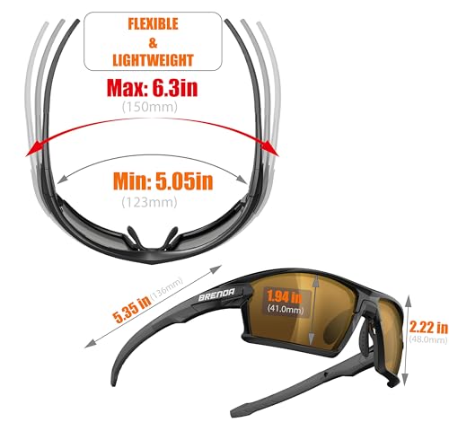 QOOL TIMES Living out your Polarized Q5X sports Sunglasses for Women Men, Fishing Volleyball Driving Cycling Sailing Boating