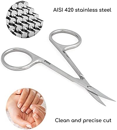 Professional Cuticle Scissors Maluk Curved