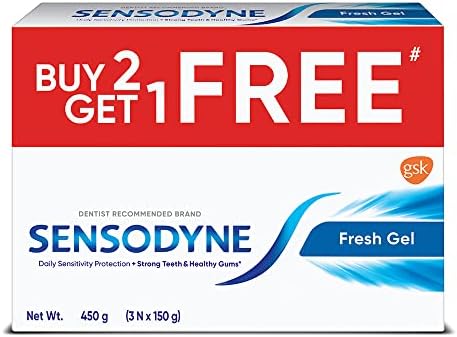 Sensodyne Fresh Gel Toothpaste Combo | Pack 3 x 150g
