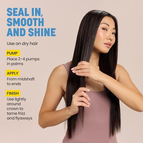 Drybar Liquid Glass High-Gloss Finishing Serum | Use Post-Blowout to Reduces Frizz, Tames Flyaways, and Provides Weightless Hydration to Hair while Adding Shine, Vegan & Cruelty-Free