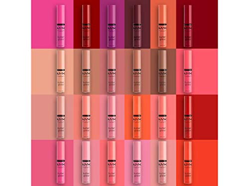 NYX PROFESSIONAL MAKEUP Butter Gloss, Raspberry Pavlova, 0.27 Ounce