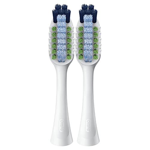 Oral-B Clic Toothbrush Whitening Replacement Brush Heads, White, 2 Count