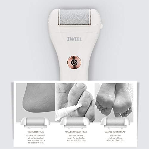 Callus Remover for Feet Shaver Rechargeable Electric Foot File Pedicure Tools for Feet Professional Callous Shaver Waterproof Pedicure kit for Cracked Heels and Dead Skin