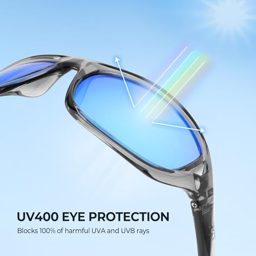 KastKing Dugan Polarized Sport Sunglasses for Men and Women, Ideal for Driving Fishing Cycling Running, UV Protection