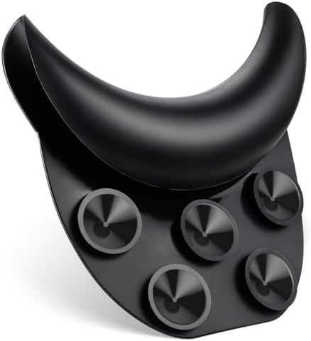 Noverlife Salon Neck Rest Cushion with Suction Cup, Non-Slip Soft Silicon Shampoo Bowl Neck Rest, Portable Hair Salon Shampoo Sink Gel Neck Pad, Hair Washing Sink Neck Support for Home Salon Basin