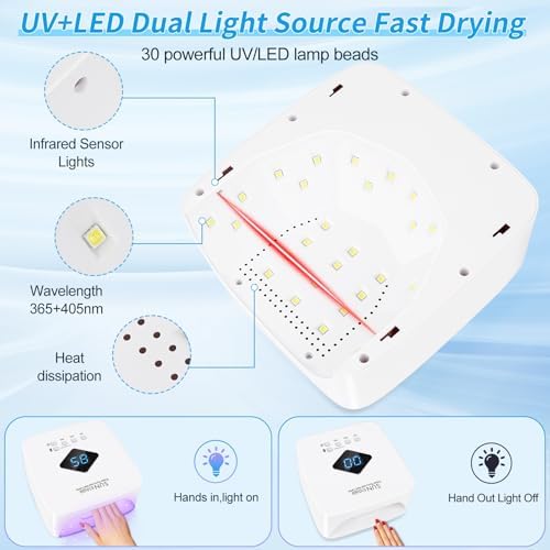 Nail lamp Nail Dryer, White