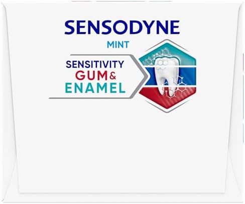 Sensodyne Toothpaste Sensitivity Gum and Enamel, Triple Protection, Refreshing Fluoride Toothpaste, Mint Flavor - 3.4 Ounces x 3
