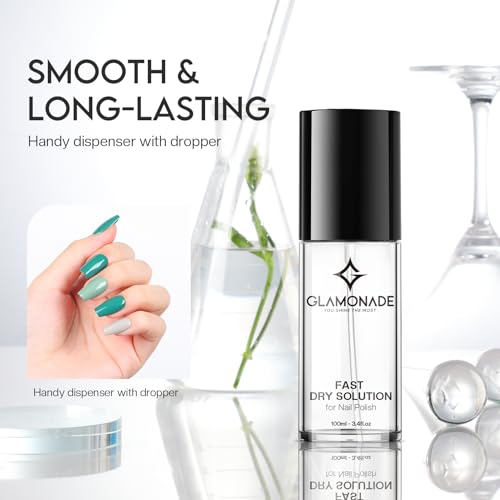 Fast Dry Solution for Nail Polish Smoothness Air Dry Long-Lasting