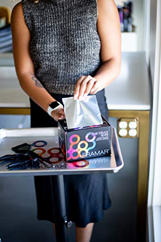 FRAMAR Large Silver Hair Foil – Hair Foils For Highlighting Long Hair, Salon Foil For Hair Highlighting, Salon Foils For Hair, Customizable Length, Smooth – 1600 ft