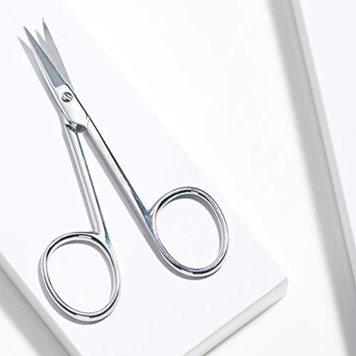 Tweezerman Long Lasting Sharp Cuticle Scissors, Nickle Plated