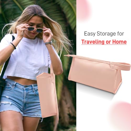 3 in 1 Air Styler with High-Speed Hair Dryer Brush & Air Wrap Curler for Curling, Negative Ions Frizz-Free Styling Drying, No Heat Damage, Fit for All Hair Types Hot Hair Styler with Travel Case