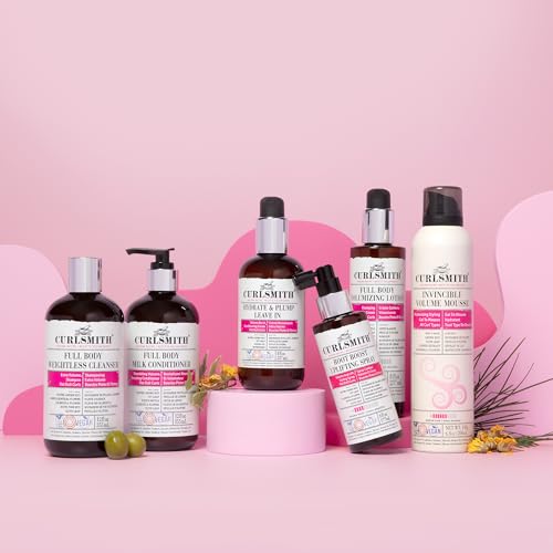 CURLSMITH - Full Body Milk Hair Conditioner, Volumizing and Hydrating for Wavy, Curly or Coily Hair, Vegan (355ml/12fl oz)