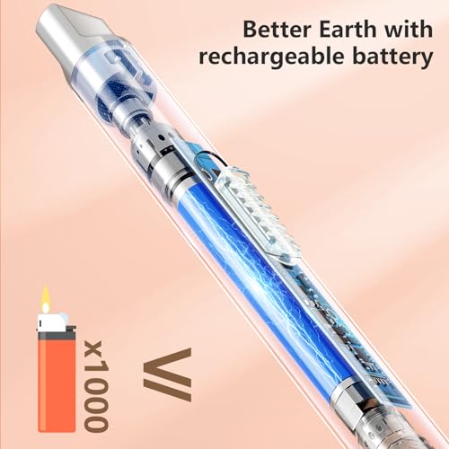 REIDEA Lighter 2 Pack Electronic Candle Lighter Arc Windproof Flameless USB Rechargeable Lighter with Safe Button for Home Kitchen (Champagne and Rose Gold)