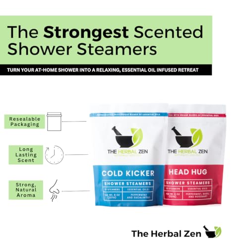 Aromatherapy Shower Steamers Gift Set, Shower Bombs Made in the USA, Relaxation Gift for Women, Lavender Shower Steamers for Women, Eucalytus Shower Steamer, Mothers Day Gifts