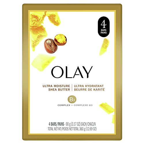 Olay Ultra Moisture Beauty Bar Soap with Shea Butter - 3.17oz - 4 ct