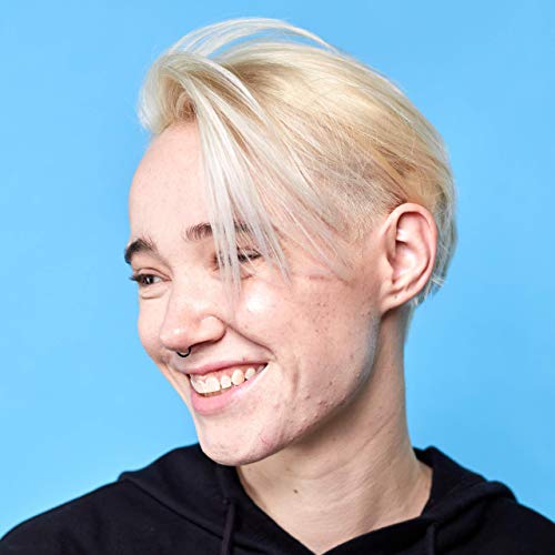 oVertone Haircare Blue Toning Conditioner - Neutralizes Brassiness for Blonde to Light Brown Hair - Deeply Hydrating Formula with Shea Butter & Coconut Oil - Vegan, Cruelty-Free, Paraben-Free - 8 oz