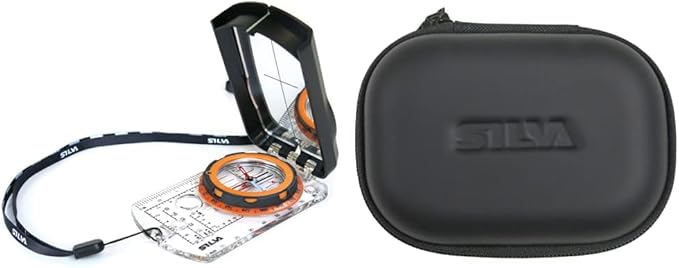Silva Ranger 2.0 Advanced Compass Bundle with Case, Orange