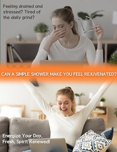 Shower Steamers Aromatherapy 15 Pack, Tangerin & Lemon Shower Bombs with Natural Essential Oils, Relaxation & Birthday Gifts for Women and Men, Stress Relief & Self Care Gifts, Shower Tablets