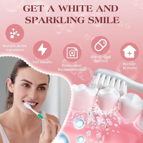 SP-6 Probiotic Whitening Toothpaste - Enhanced Formula with 6 Probiotics for Teeth Whitening and Gum Health - Enamel-Safe, Fluoride-Free, Fresh Mint Flavor, 4.9Oz (2)