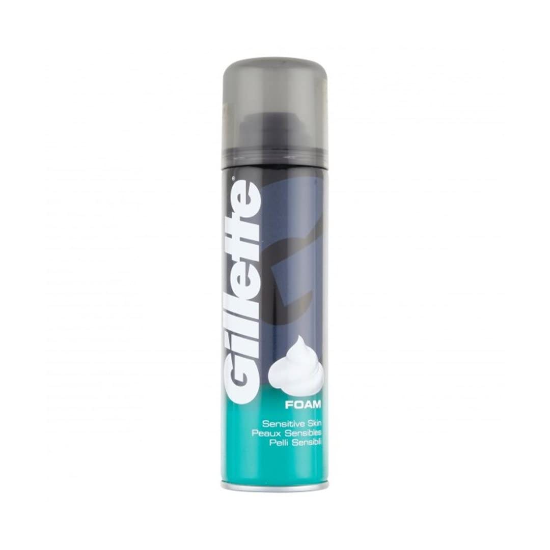 Gillette Classic Sensitive Skin Men'S Shaving Foam, 200Ml