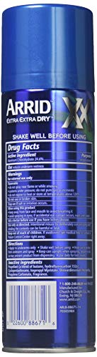 Arrid Xx U/Clr-U/Frsh Size 6z Arrid Extra Extra Dry Ultra Clear Ultra Fresh Aerosol Deodorant