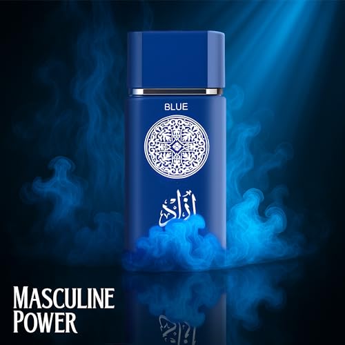 AZAD BLUE & Sarah Chocolate Musk Men's Cologne Set | 2-in-1 Oceanic & Gourmet Perfume Gift for Men | Fresh Sea Lavender & Creamy Sarah Chocolatelate Scent | Long-Lasting Eau de Parfum Fragrance