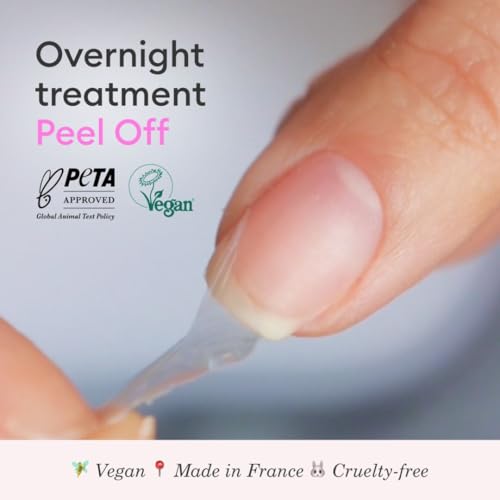 Manucurist SOS Nail Mask - Nail Care - Overnight Nail Mask - For Severely Damaged Nails - 80.5% natural plant based ingredients - 0.5 fl oz