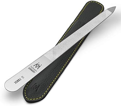 GERMANIKURE Original Triple Cut Metal Nail File, Double Sided FINOX Stainless Steel, Ethically Made in Solingen Germany