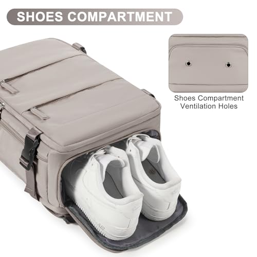 coofay Travel Backpack Carry on Flight Approved Mochila De Viaje Large Backpack for Travel Backpacks for Men Women Carry on Backpack for Airplanes Personal Item Travel Bag 18x14x8 Inches Travel Bag