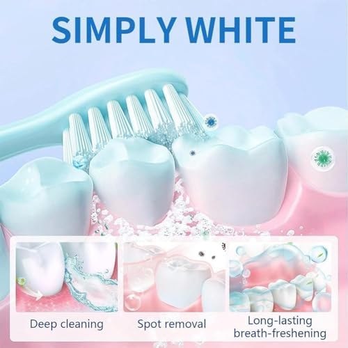Magic Teeth Whitening Deluxe Powder, Stain Removal, Mint Flavor