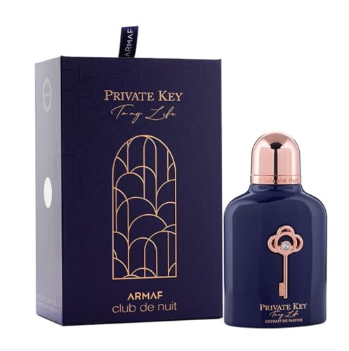 Club De Nuit Private Key To My Life by Armaf for Men - 3.4 oz Extrait De Parfum Spray