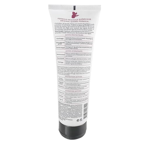 Alcôve - Curl Activator for Curly Hair - Argan Oil, Pomegranate Seed & Mango Extract - Defining Cream for Wavy Hair - Anti Frizz - Moisturizing - Effective in High Humidity - 250ml