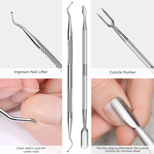 2025 Toenail Clippers for Seniors Thick Toenails, 15 Degrees Angled Head Heavy Duty Large Toe Nail Clippers for Men Thick Nails, 45 Degrees Slanted Curved Blade Ingrown Toenail Clippers