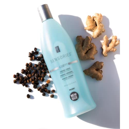 RUSK Sensories Calm Guarana and Ginger Nourishing, Guarana and Ginger Vegetable Protein to De-Stress Damaged Hair