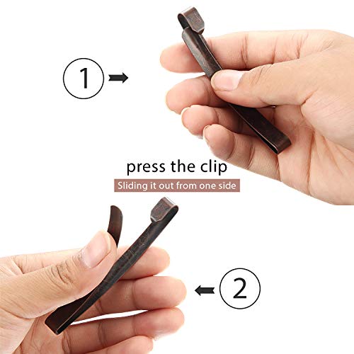 30 Pieces Open Center Metal Barrettes Anti-slip Metal Hair Clip for Women, Assorted Colors