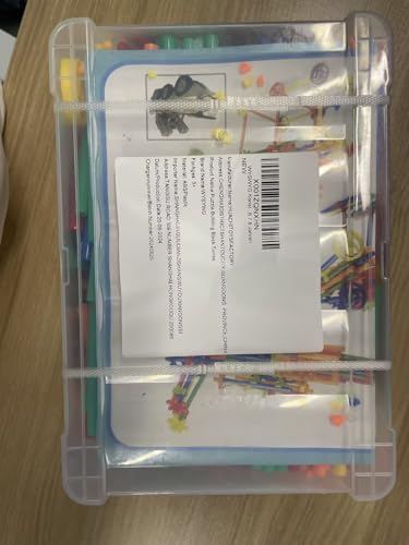 1000 Pieces Reusable Construction Tubes and Connectors Toys, Fort Building Toys for Kids, STEM Creative Building Games for Boys and Girls Ages 4 5 6 7 8 Years Old