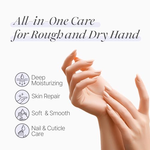 PETITFEE Rose Petal Satin Hand Mask (5pairs) - Intensive Nourishing, Moisturizing Gloves, Rose Scented Hand Repair Masks with Peptide, Collagen, Shea Butter for Silky Smooth Hand Treatment