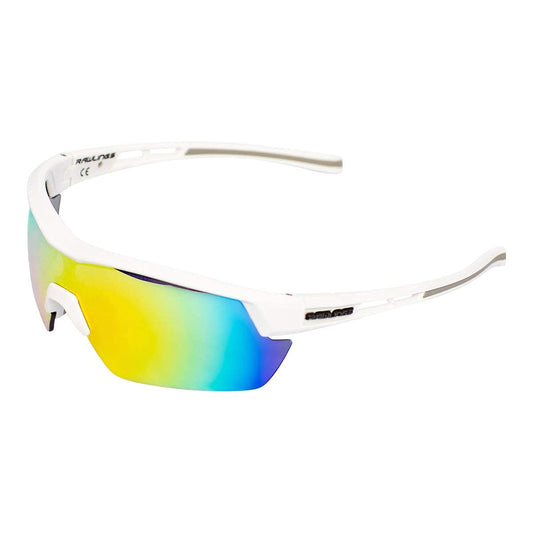 Rawlings 134 Kids Sunglasses for Baseball and Youth Softball Sunglasses - 100% UV Lightweight Poly Lens with Stylish Shield Lenses(White/Orange)