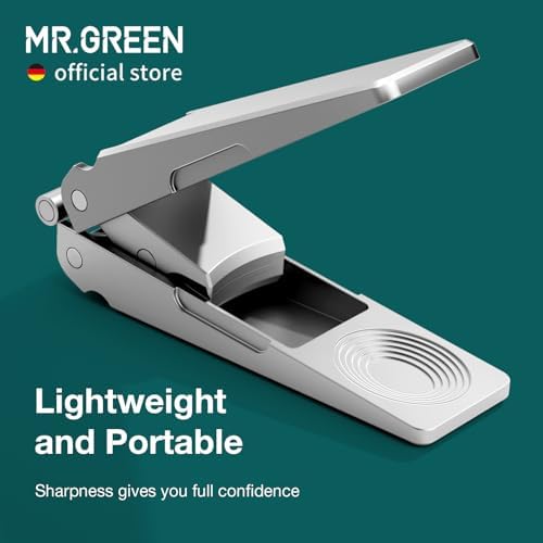 MR.GREEN Innovative Folding Nail Clippers Collapsible Nail Cutters Stainless Steel Nail Scissors Portable Travel Manicure Tools