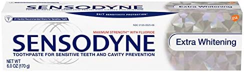 Sensodyne Extra Whitening Toothpaste 6 oz (Pack of 4)