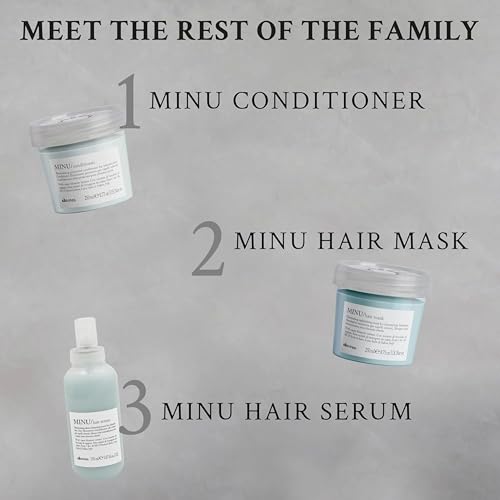Davines MINU Shampoo, Color Retention Shampoo For Colored, Treated Hair, Protects & Keeps Hair Bright, Shiny For Longer