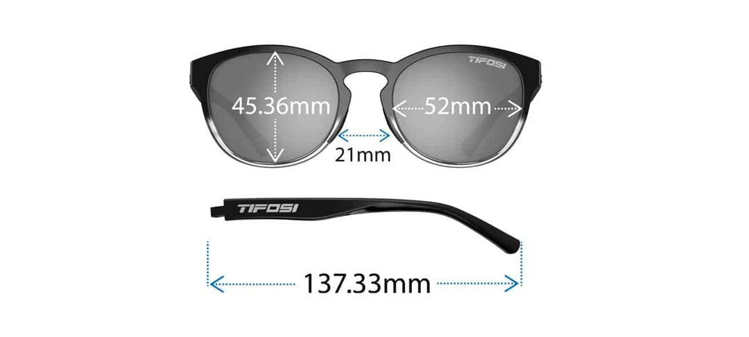 Tifosi Svago Sunglasses (Crystal Peach Blush, Smoke Gradient)