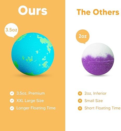 Bath Bombs for Kids, 12 Bath Bombs with Toys Inside, Natural Organic Handmade Kids Bath Bombs Set with Surprise Puppy Dog Toys Inside, Non Toxic & Safe, Birthday Gifts for Kids Boys Girls Toddler